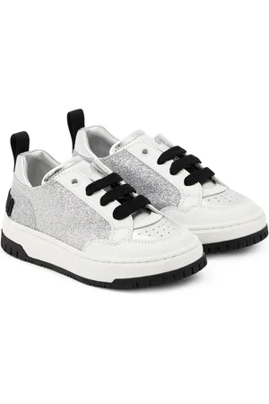 Moschino Zapatillas con glitter y logo