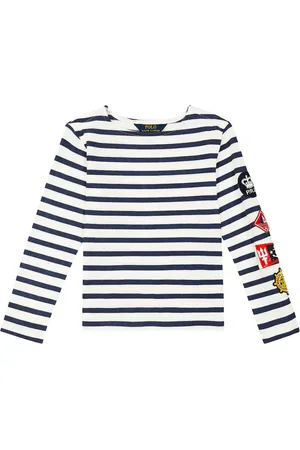Ralph Lauren Top de algodón a rayas
