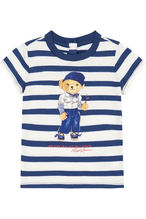 Ralph Lauren Bebé - camiseta Polo Bear de algodón