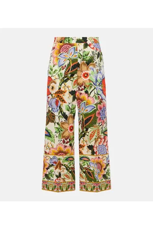 Etro Culottes de algodón floral