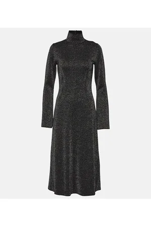 Joseph Vestido midi Double Face de mezcla de lana