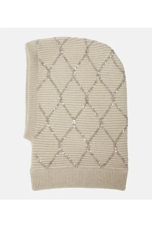 Brunello Cucinelli Gorro de cachemir con lentejuelas