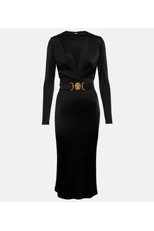 VERSACE Vestido midi Medusa Biggie con capucha