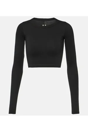 Rick Owens Crop top de algodón