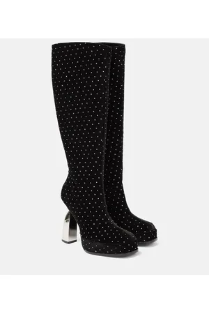 NODALETO Botas altas Angel S de terciopelo