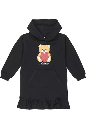 Moschino Vestido Teddy Bear de jersey de algodón