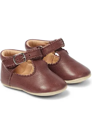 Petit Nord Bebé - zapatos de piel con barra en T