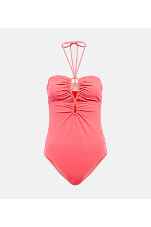 ULLA JOHNSON Bañador halter Minorca Maillot