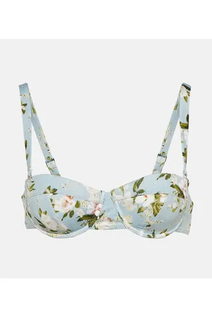 Erdem Top de bikini Chun floral