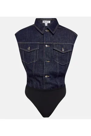 Alaïa Alaïa Body en demin mezcla de algodón