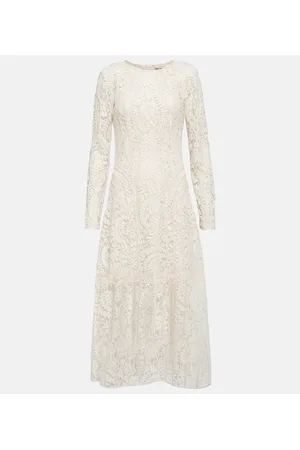 ZIMMERMANN Vestido midi Devi de encaje