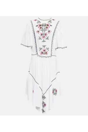 Isabel Marant Vestido midi Sinezia bordado