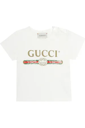 Gucci Bebé - camiseta de algodón estampada