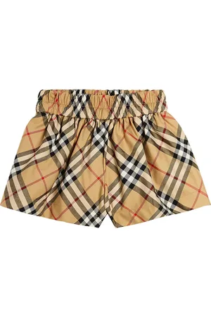 Burberry Bebé - shorts de algodón con Burberry Check