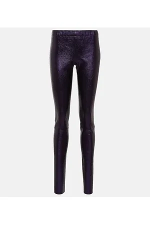 Stouls Leggings Carolyn de piel metalizada