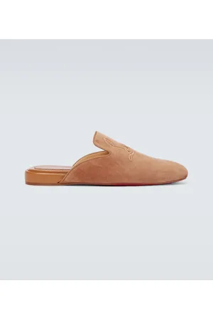 Christian Louboutin Mules planos Navy Coolito