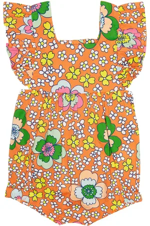 Stella McCartney Bebé - body de algodón floral
