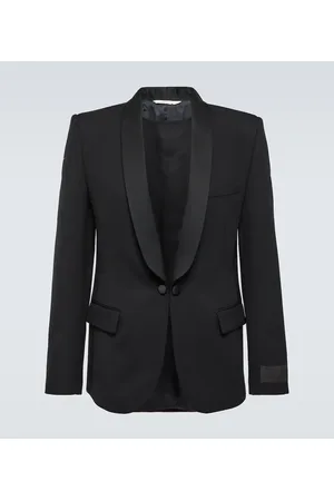 VALENTINO Blazer de botonadura simple en lana
