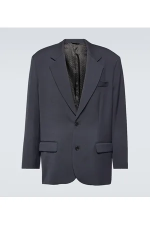 Acne Studios Blazer de mezcla de lana oversized