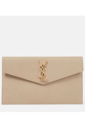 Saint Laurent Clutch Uptown de piel
