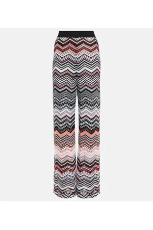 Missoni Pantalones anchos de tiro alto