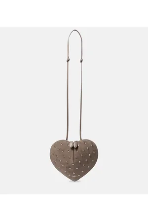 Alaïa Alaïa Bolso al hombro Le Cœur de ante con tachuelas