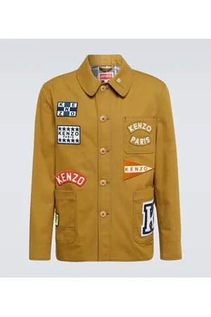 Kenzo Chaqueta en sarga de algodón