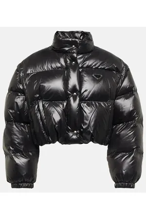 Prada Chaqueta de plumas cropped de Re-Nylon