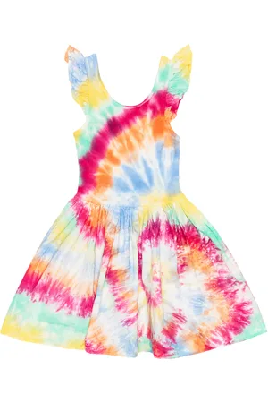 Molo Vestido Cloudia de algodón con volantes