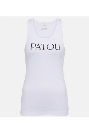 Patou Tank top de jersey de algodón con logo