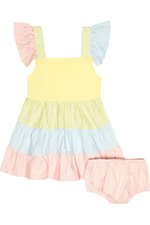 Stella McCartney Bebé - set de vestido y braga de algodón