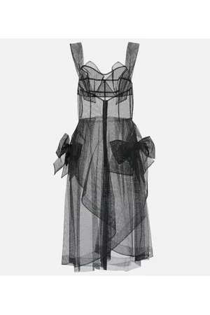 Maison Margiela Vestido midi de tul