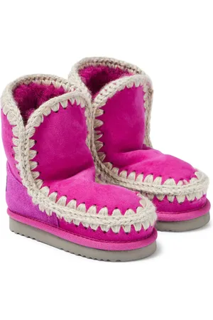 Mou Botas de ante con forro de borrego