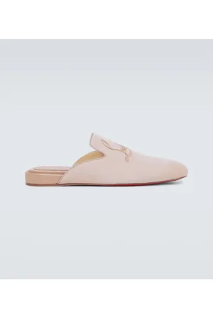 Christian Louboutin Mules planos Navy Coolito