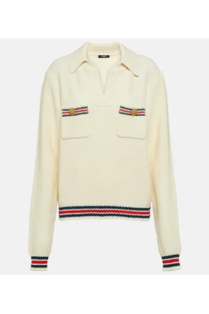 Balmain Jersey de punto adornado
