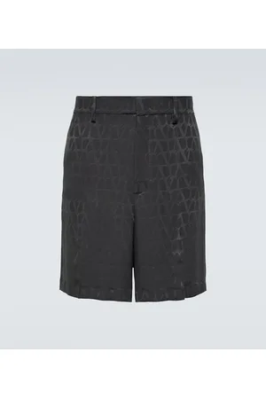 VALENTINO Shorts Toile Iconographe de seda