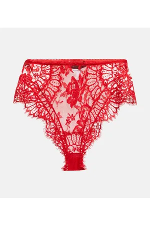 Dolce & Gabbana Braga de encaje de tiro alto