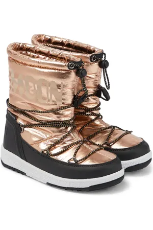 Moon Boot Botas de nieve metalizadas