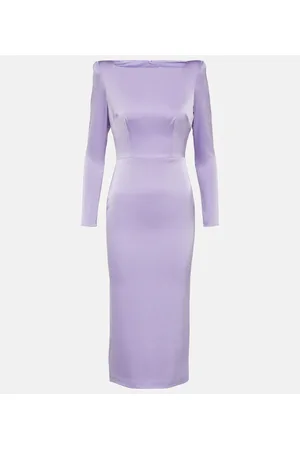 ALEX PERRY Vestido corto de crepé satén
