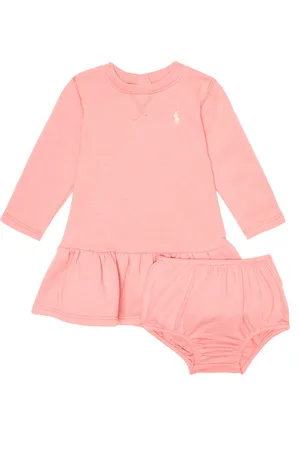 Ralph Lauren Bebé - mono en punto fino de mezcla de algodón