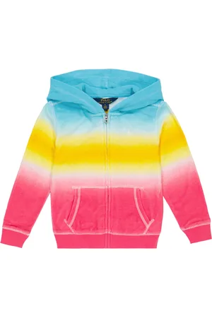 Ralph Lauren Sudadera con cremallera con tie-dye