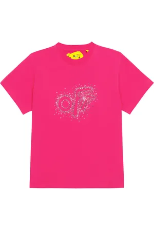 OFF-WHITE Camiseta de algodón con logo