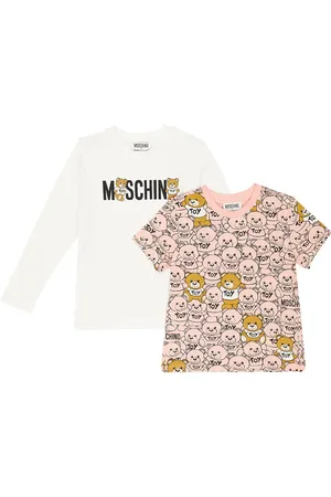 Moschino Set de 2 camisetas de jersey de algodón