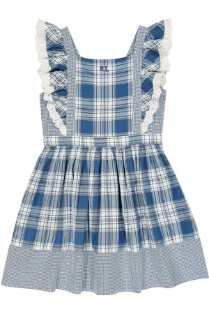 Ralph Lauren Vestido de algodón a cuadros