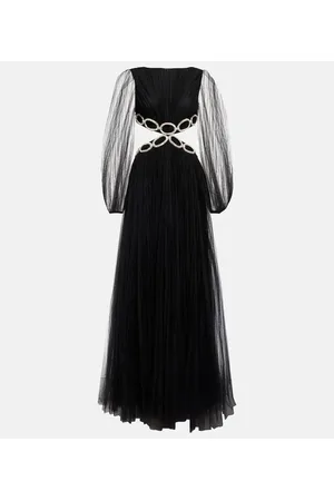 VALENTINO Vestido de fiesta en tul adornado