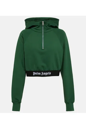 Palm Angels Sudadera en jersey de algodón con logo