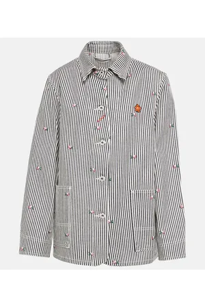 Kenzo Chaqueta de denim a rayas