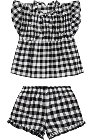 Suncracy Set de top y shorts en mezcla de algodón