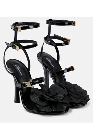 BLUMARINE Sandalias de charol con adornos
