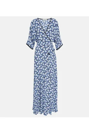 Diane von Furstenberg Vestido largo estampado
